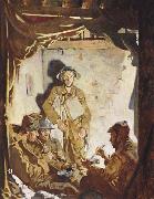 Sir William Orpen, Soldiers Resting at the Front